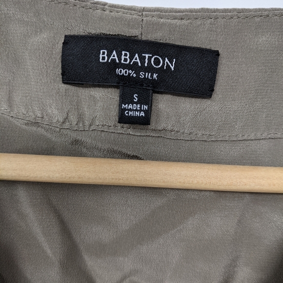 100% Silk Babaton Short Romper - Picture 2 of 2
